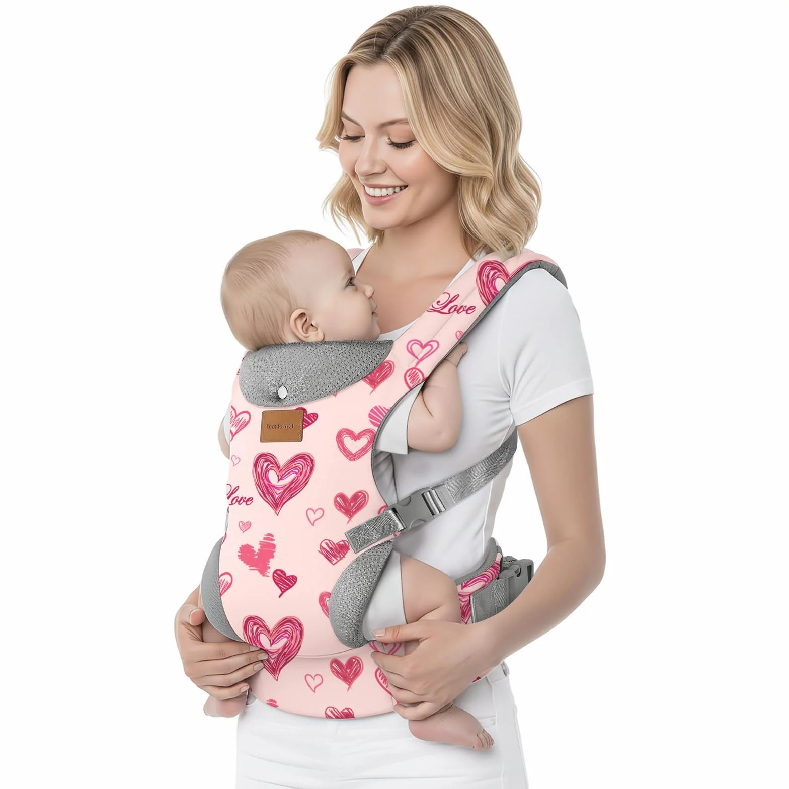 YooxArmor Porte-Bébé Ergonomique 3-30 kg 3-36 mois Support de Tête Réglable