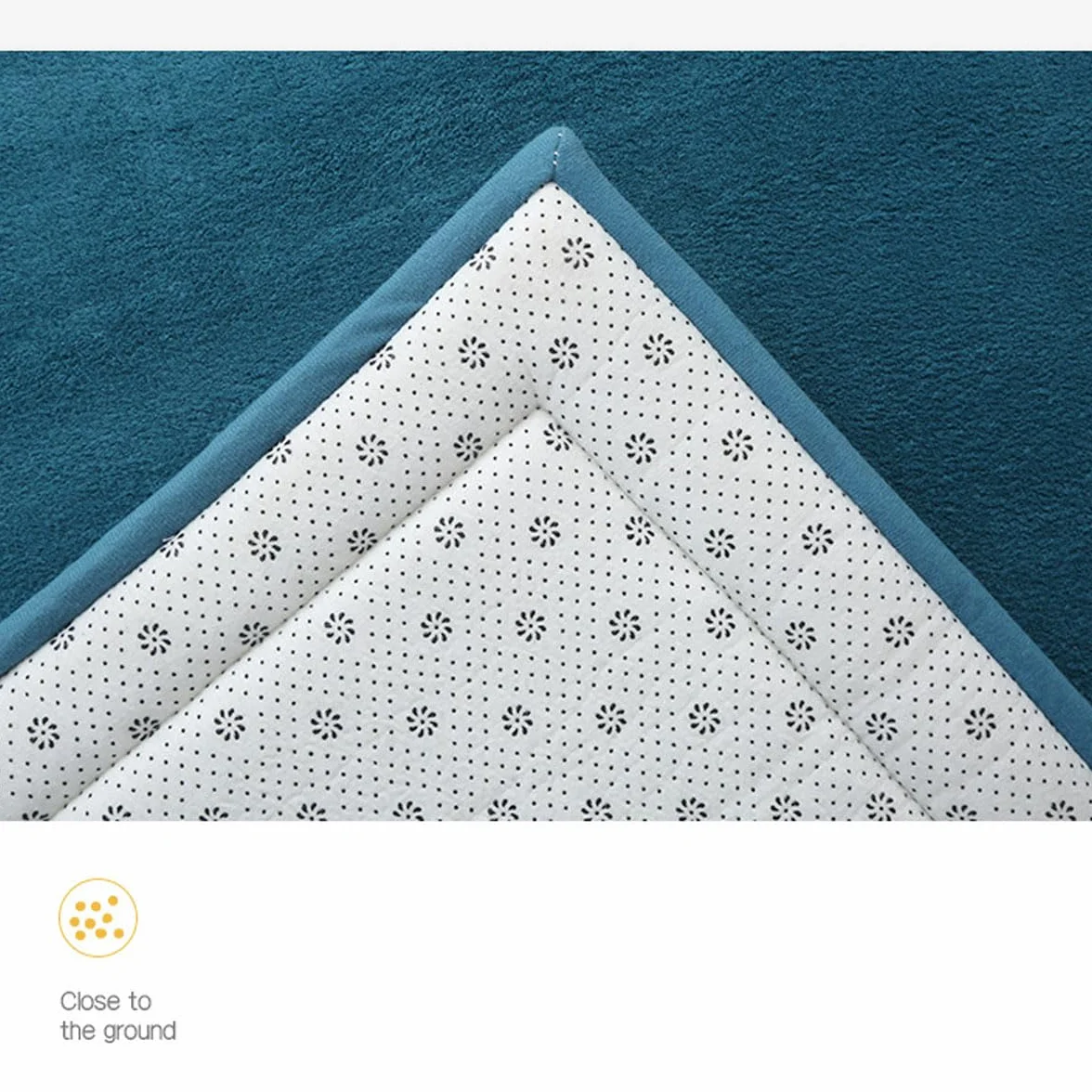 Tapis en Velours Corail,Grand Tapis en Veloursdoux et épais,Tapis d'éveilMaison Coussin antidérapante,Parfait pour Le Yoga, l'exercice et rampant-C-80 * 120cm