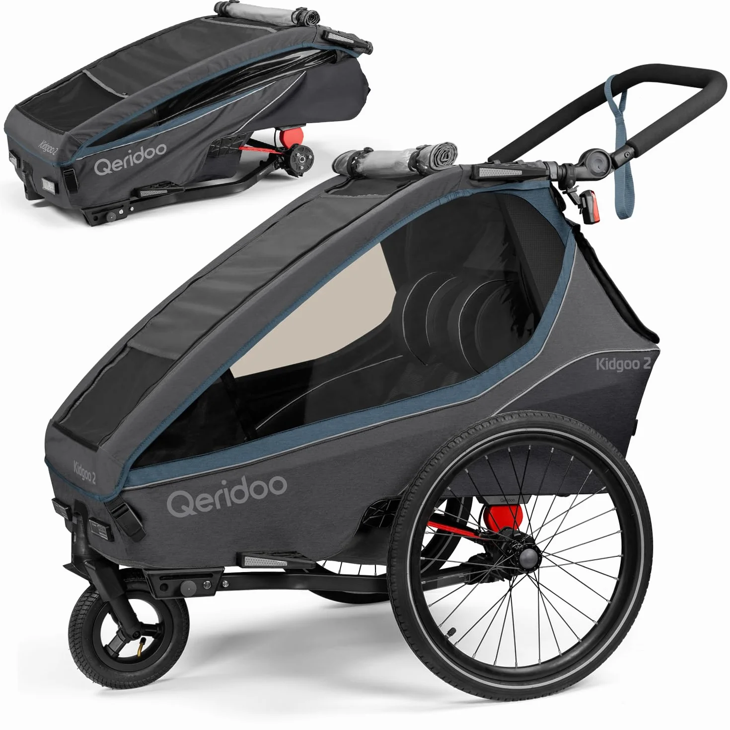 Qeridoo Kidgoo2 Trailer Max 60 kg