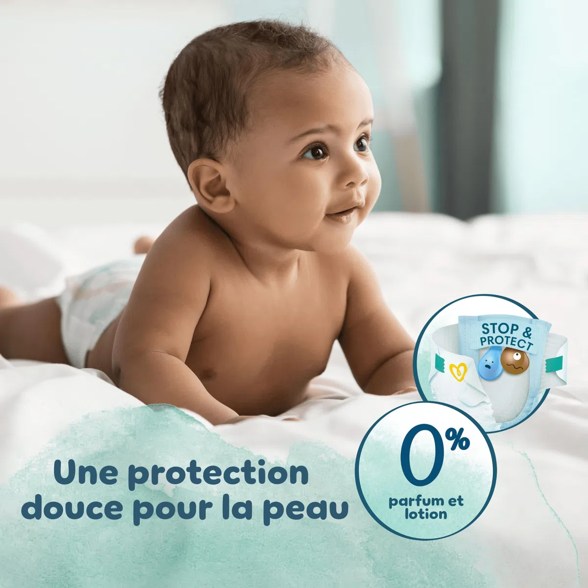 Pampers Harmonie Couches Taille 3 96 Couches 6kg-10kg Protection Douce Peau 100% Absorption