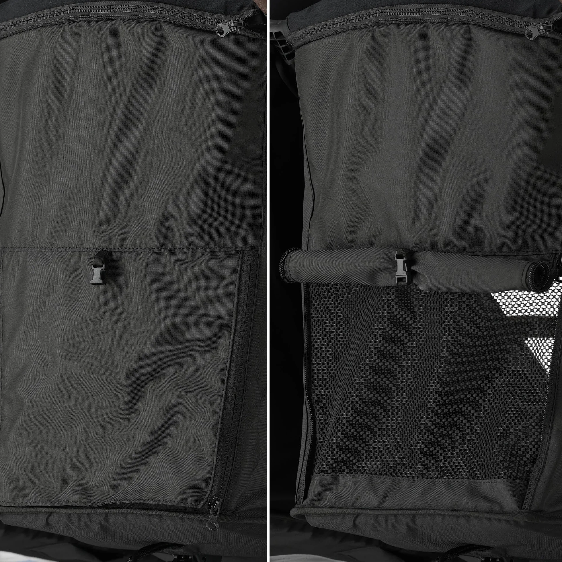 Deryan Rolo X2 V2 Poussette 2 en 1 - Poussette pliable - De la naissance à 4 ans - Charge maximale : 44 kg - Poussette pliable - Compact et pliable - Noir