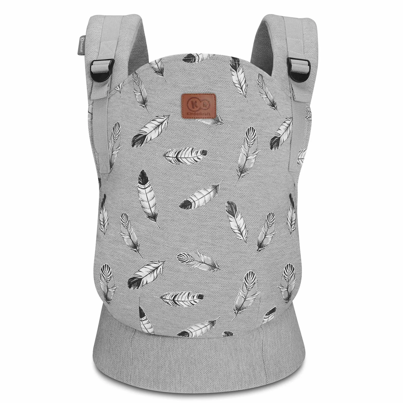 Kinderkraft MILO Porte Bébé Physiologique Ergonomique Gris