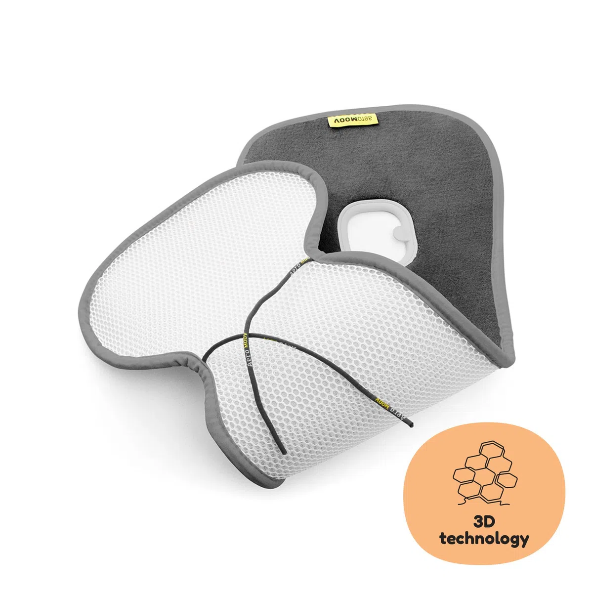 AeroMoov - Assise Air Layer - Evite à votre enfant de transpirer - Le siège-auto ou la poussette - Coton Bio - Groupe B - Anthracite