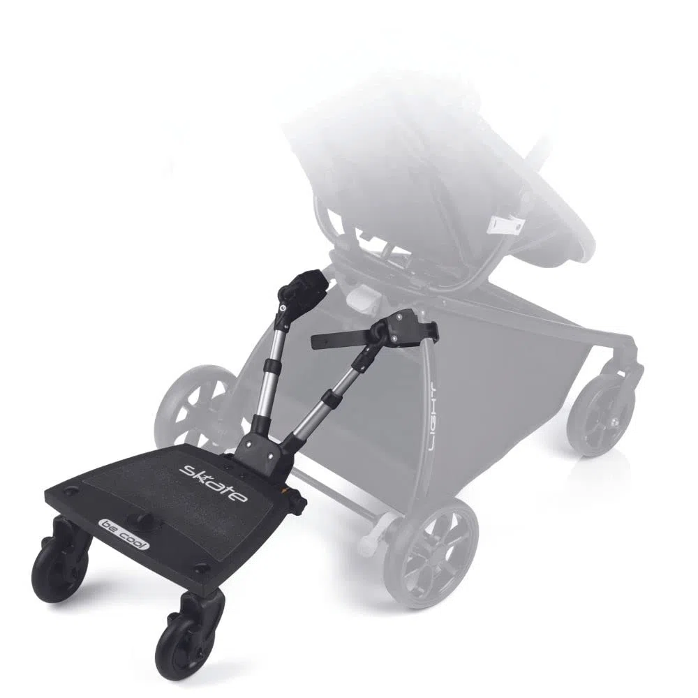 Be Cool Skate, Plateforme universelle de poussette pliante et antidérapante pour deuxième enfant de jusqu’à 20 kg