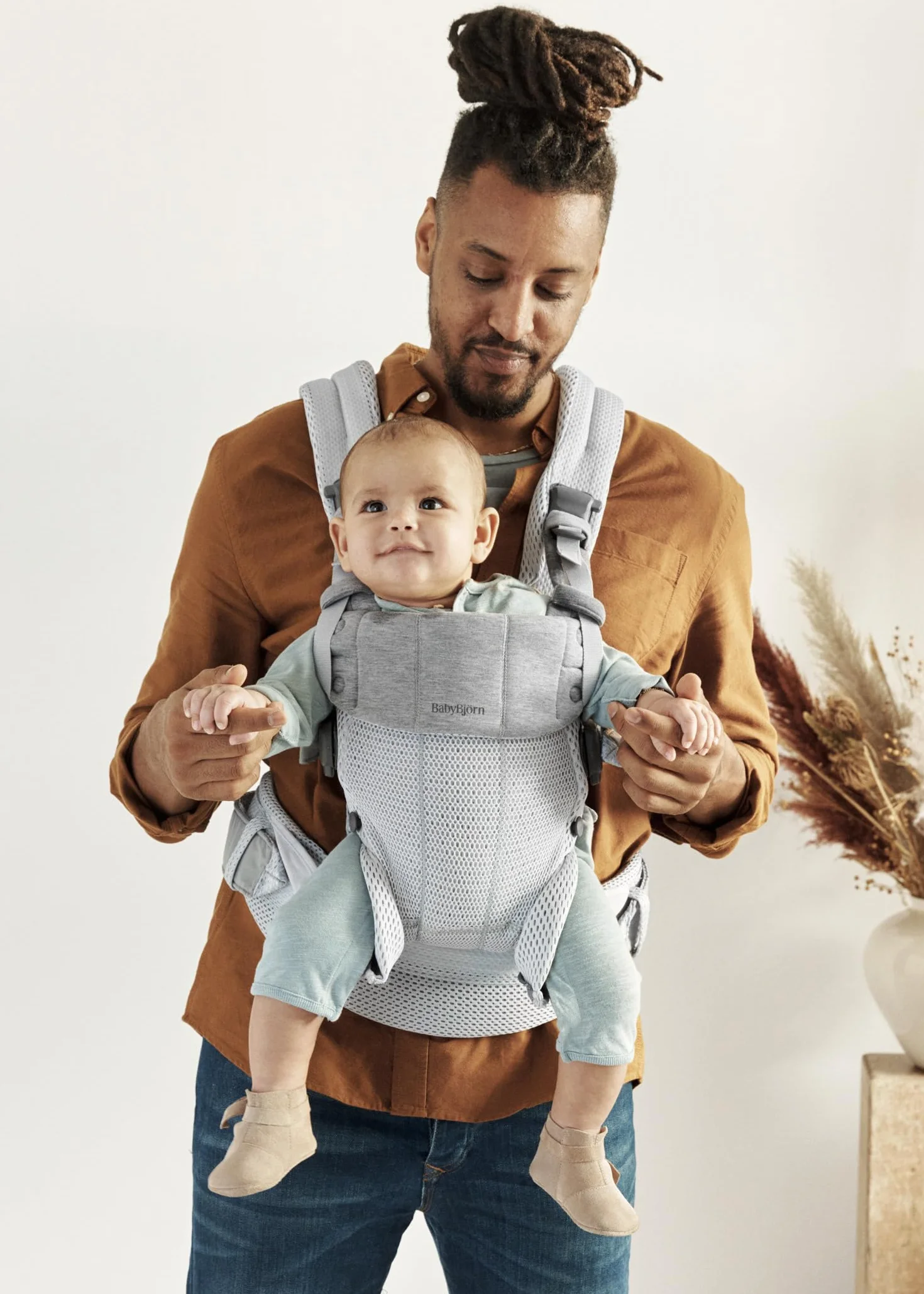 BABYBJÖRN Porte-bébé Harmony 3D Mesh Argent