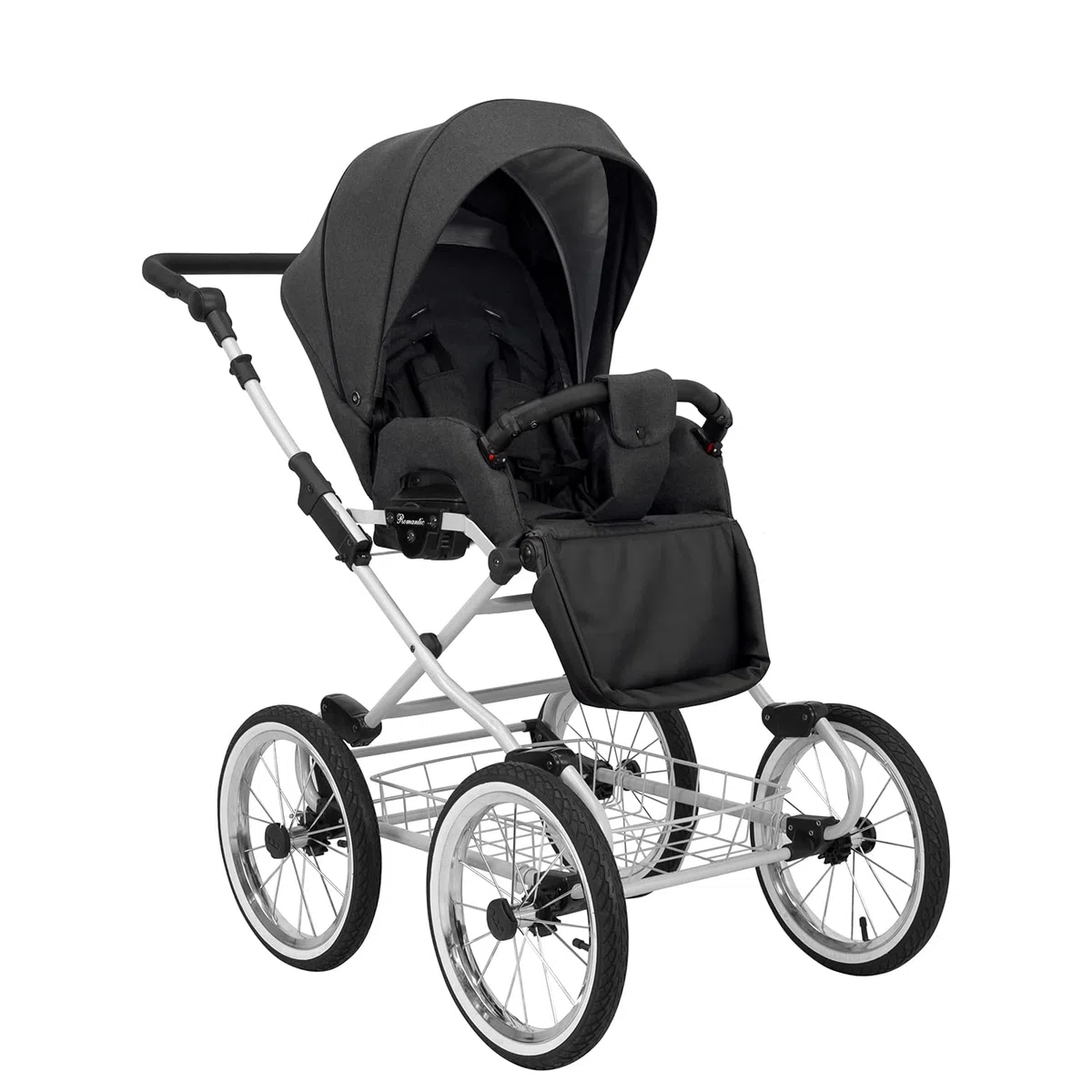 Poussette landau bébé 2 en 1 nacelle bébé Kunert ROMANTIC retro 2en1 pousette 2 in 1 accessoires