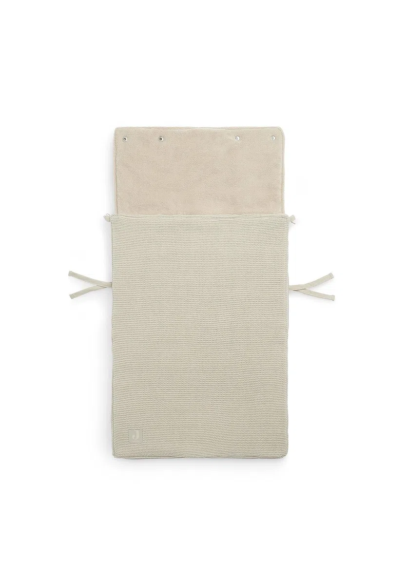 Jollein Acrylic Chancelière Basic Knit Nougat, Crème/Beige