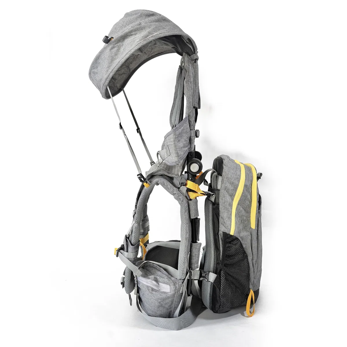 Porte-enfant de randonnée OE pour enfants et tout-petits (1 à 4 ans) avec sac à dos amovible et pare-soleil, cadre pliable, compact — parfait pour les randonnées d’une journée.