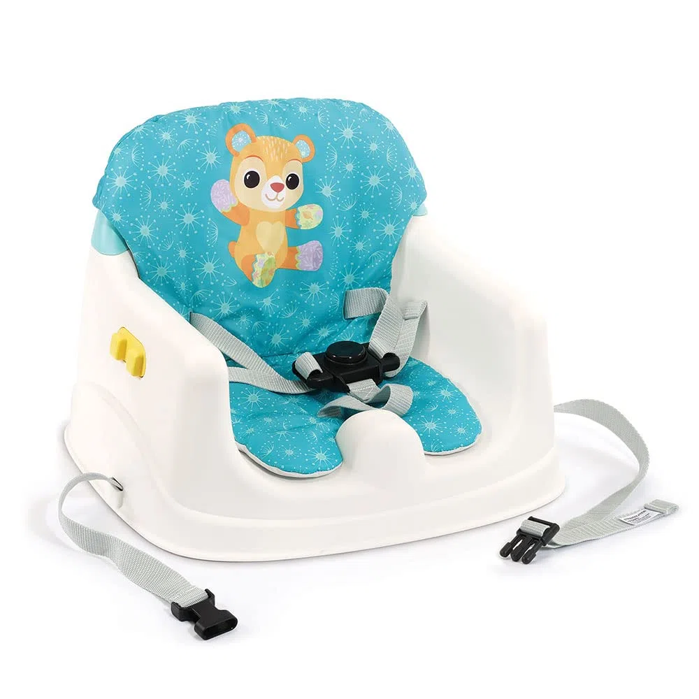 VTech - Siège-Rehausseur Interactif 5 en 1, Siège de Table Évolutif, Rehausseur Chaise Bébé, Plateau d'Activités Détachable, Jouet Sensoriel d'Éveil, Cadeau Bébé Dès 6 Mois - Contenu en Français