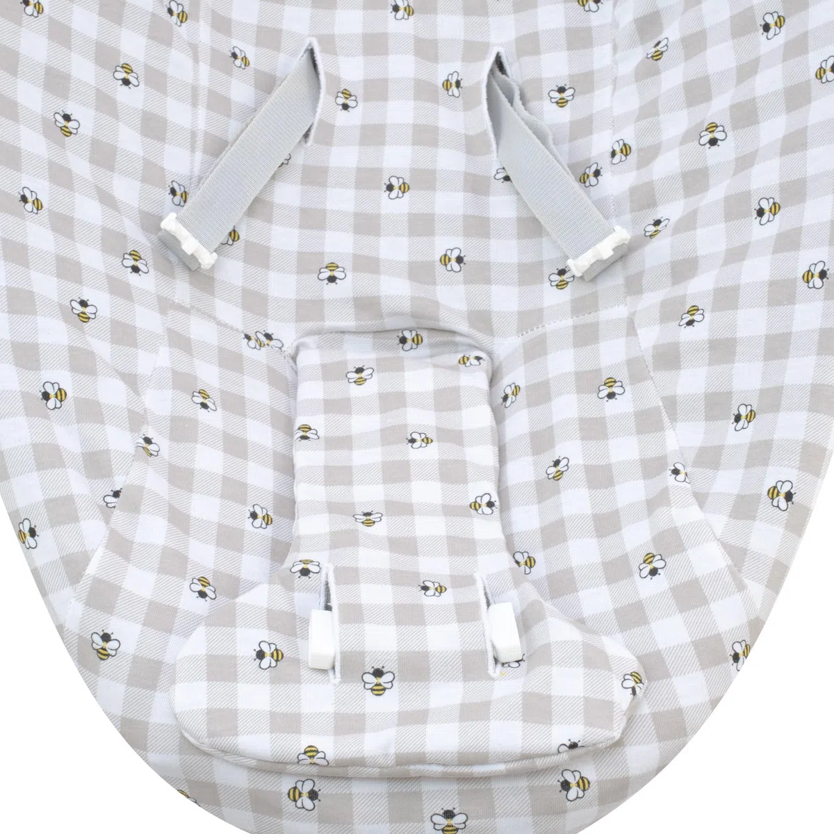 JYOKO Kids Housse en coton pour Transat compatible avec Mamaroo 4moms Y Mamaroo Rockaroo Rocker (Picnic Vichy)