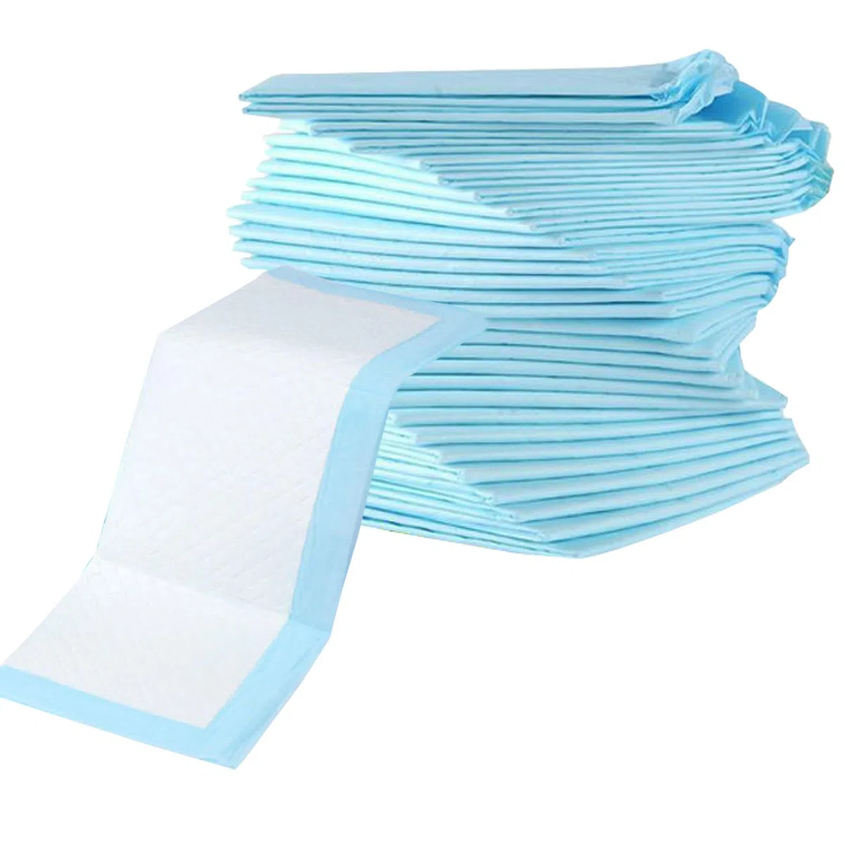 Lot de 100 tapis à langer jetables, grande protection absorbante, doublure inodore et anti-fuite, tissu non tissé à séchage rapide pour bébé, personnes âgées, animaux domestiques