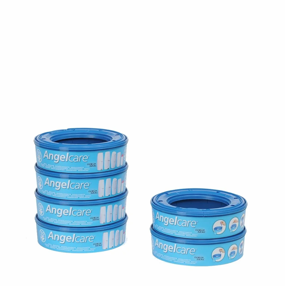 Angelcare Lot de 6 cassettes recharge pour poubelle à couches