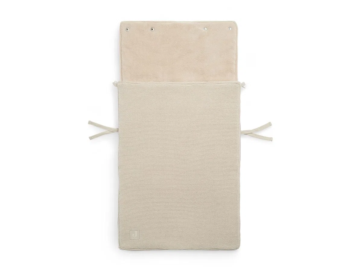 Jollein Acrylic Chancelière Basic Knit Nougat, Crème/Beige