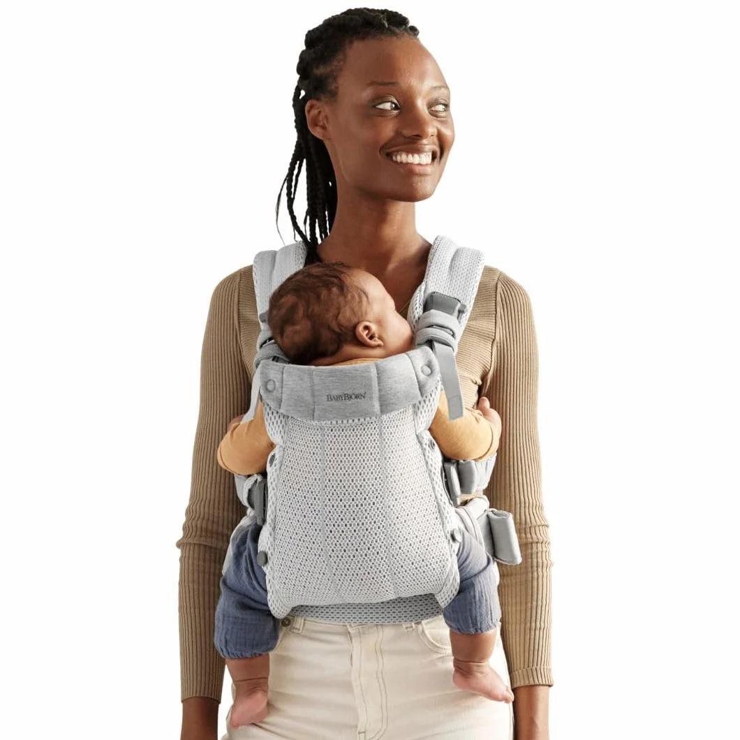 BABYBJÖRN Porte-bébé Harmony 3D Mesh Argent