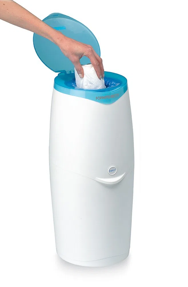 Foppapedretti Maialino Poubelle à Couches, Blanc