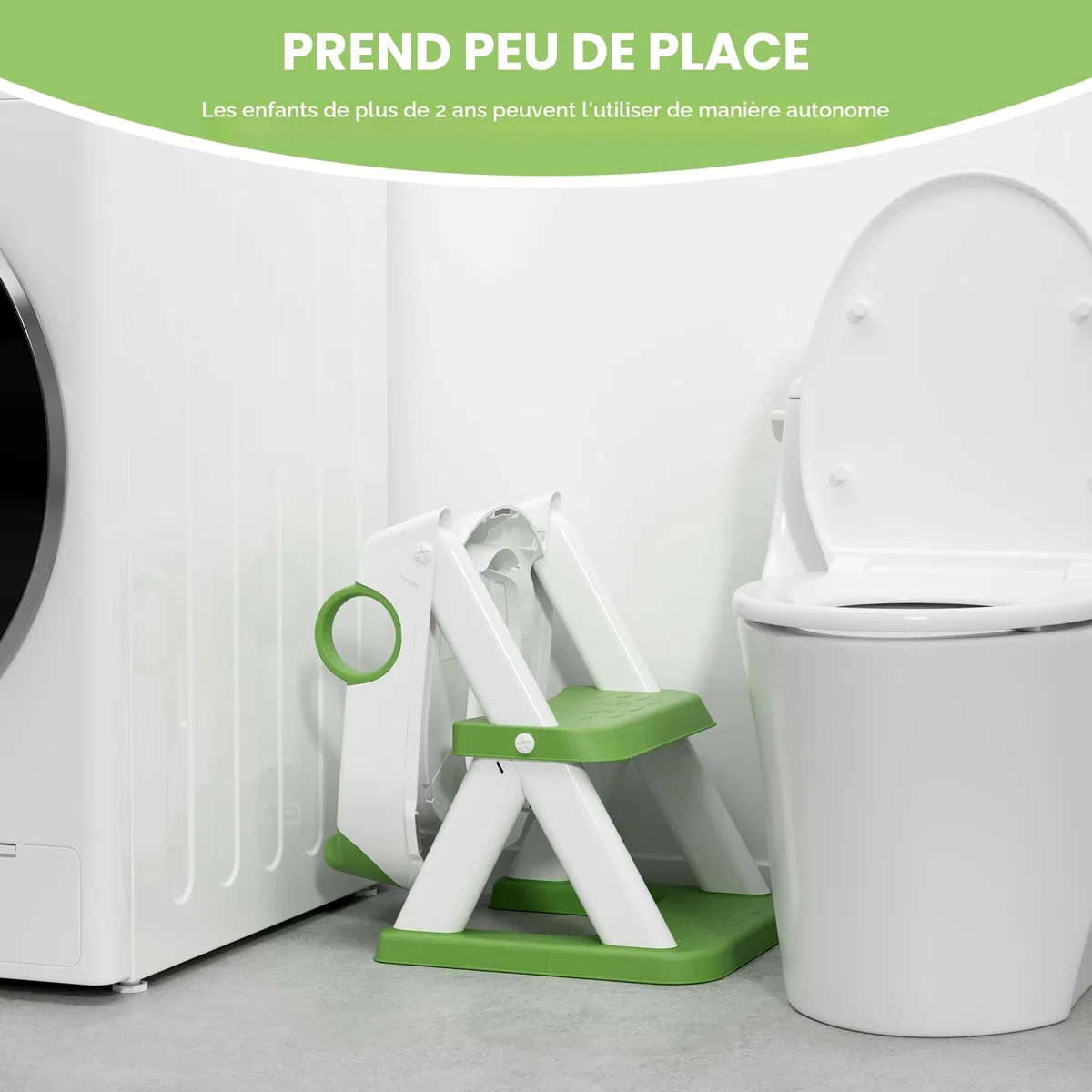 COOSEYA Grenouille Reducteur Toilette Enfant, Réducteurs de Toilettes Bebe, Adaptateur Wc Enfant 2 en 1 Pour GarçOns et Filles, avec Protection Anti éClaboussures