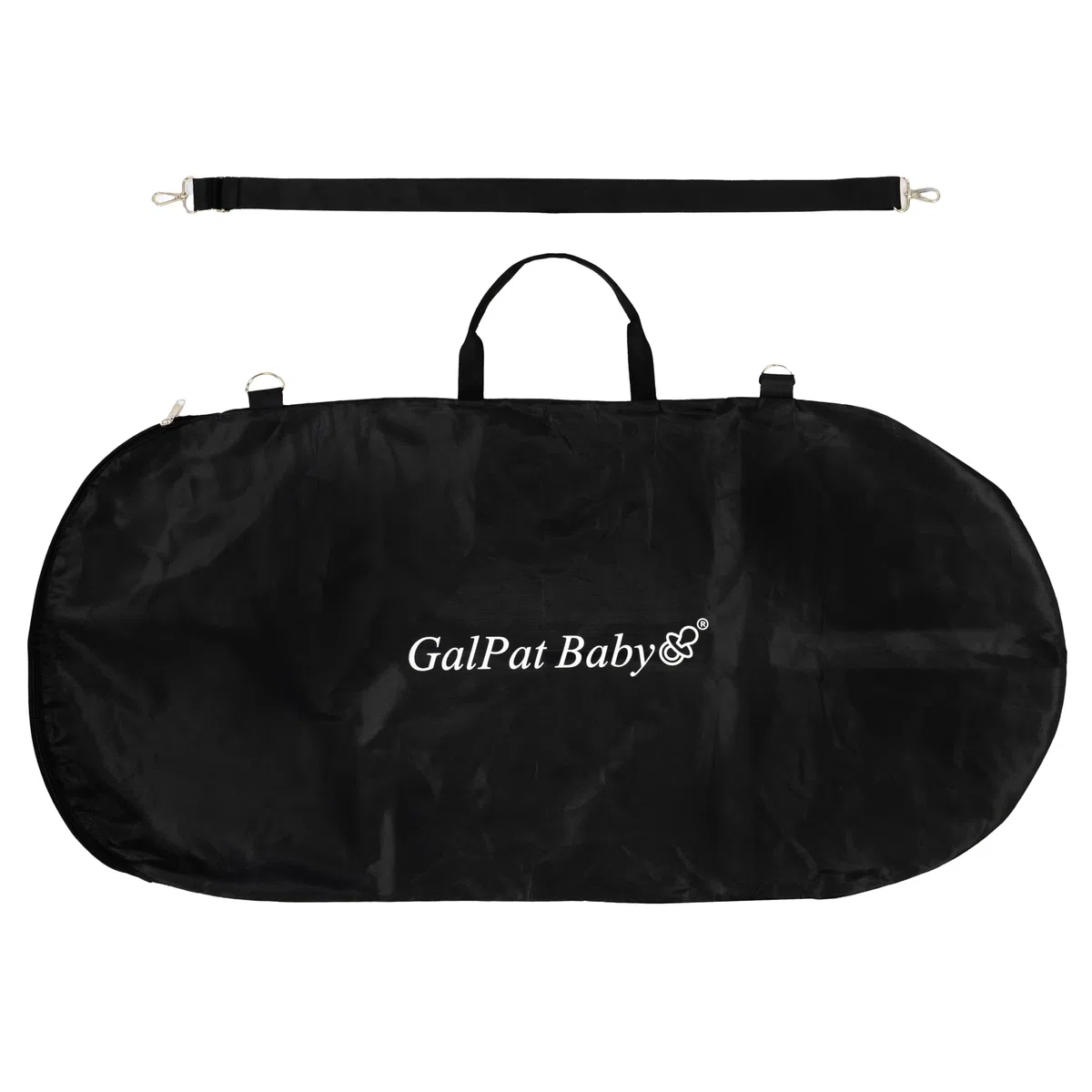GalPat Baby Housse de transat respirante compatible avec BabyBjorn et GalPat Baby avec housse et sac de transport Noir