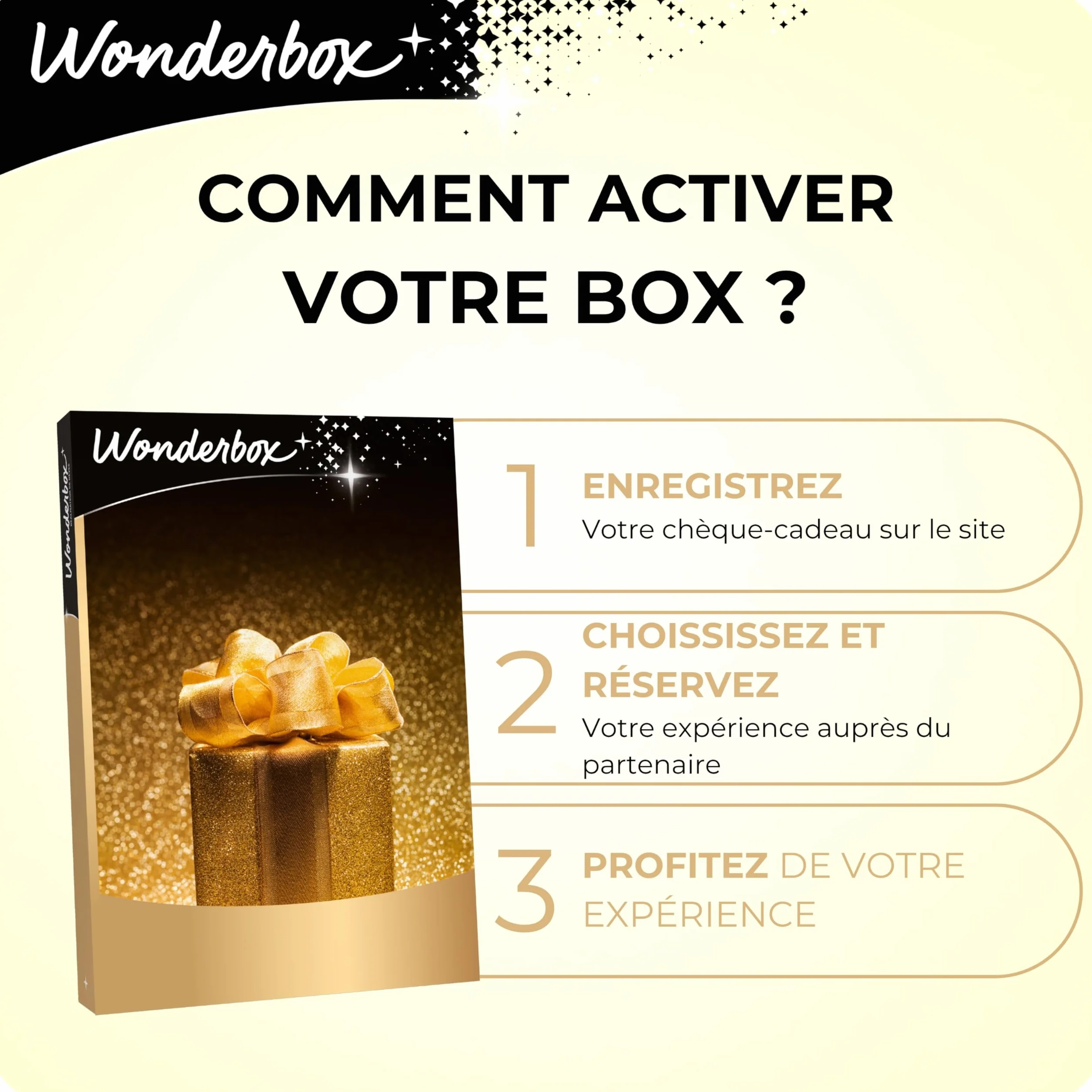 Wonderbox Coffret Cadeau Evasion en Duo 6300 Séjours Romantiques