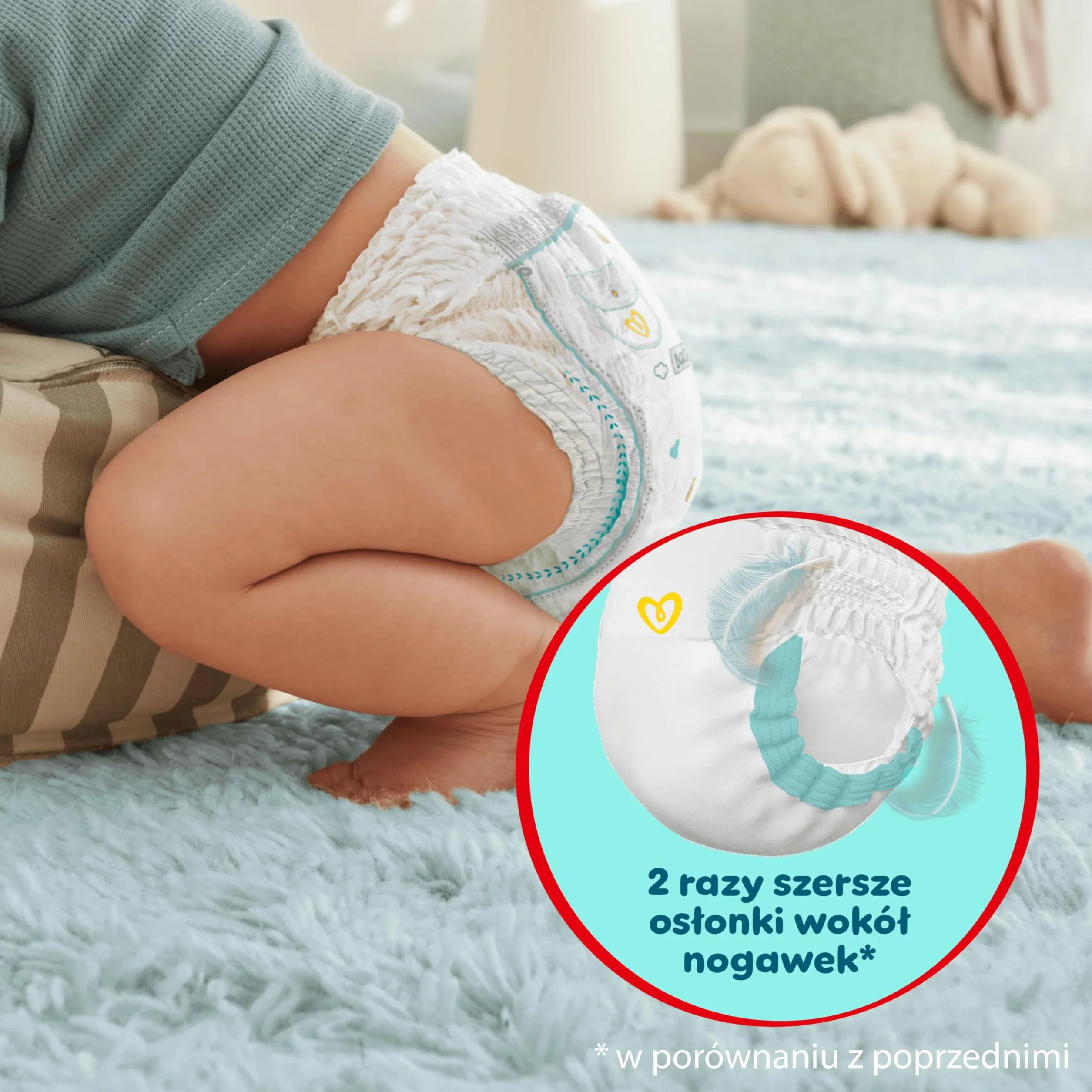 Pampers Premium Care Couche, Taille 7, 80 Couches, 15kg+