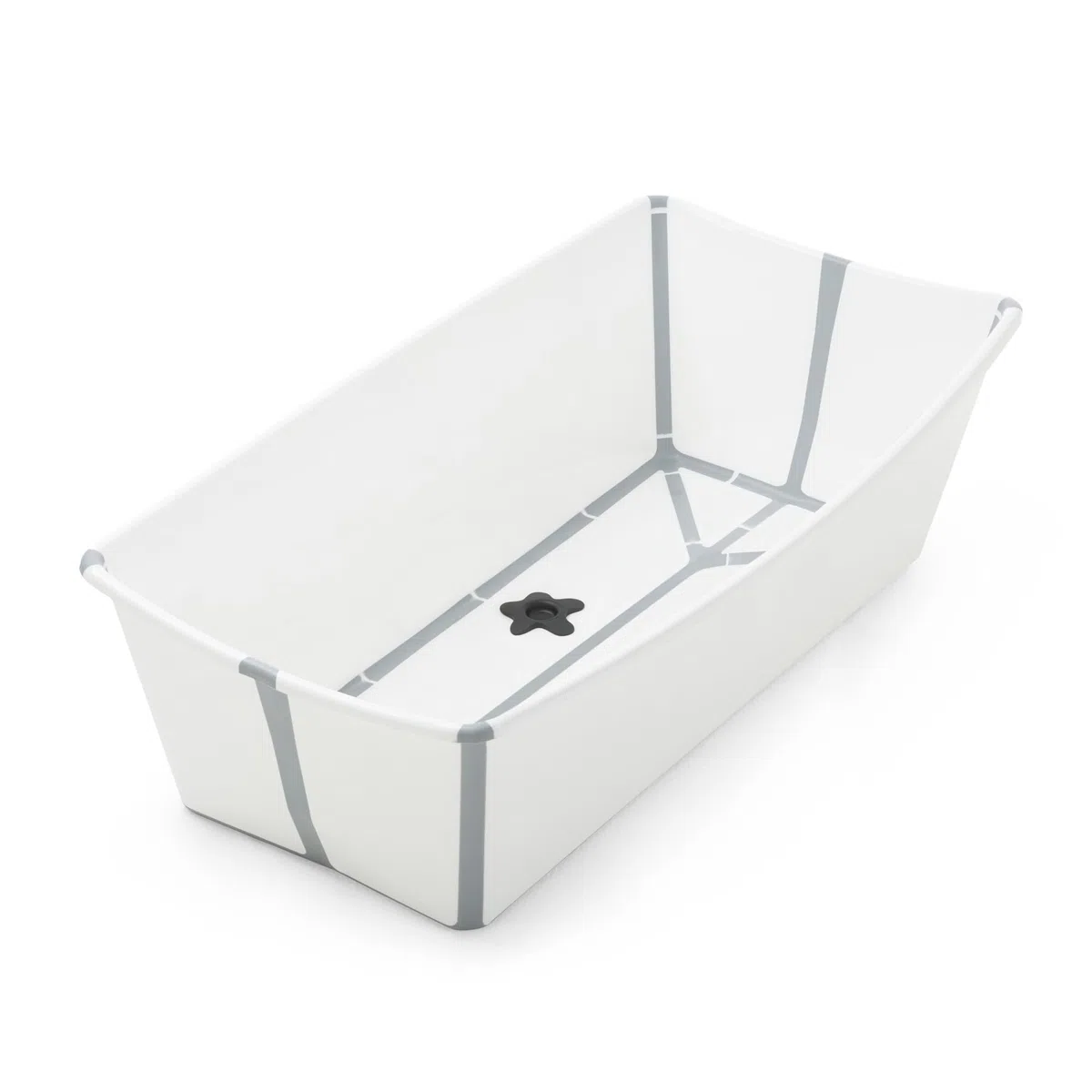 Stokke Flexi Bath X-Large Blanc Baignoire bébé pliable spacieuse légère facile à ranger 0-6 ans