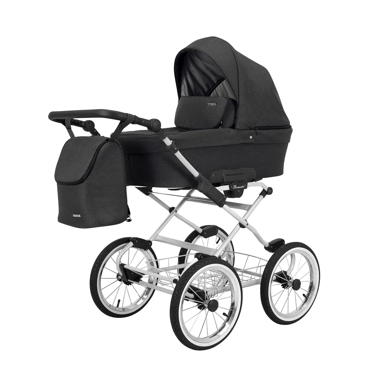 Poussette landau bébé 2 en 1 nacelle bébé Kunert ROMANTIC retro 2en1 pousette 2 in 1 accessoires