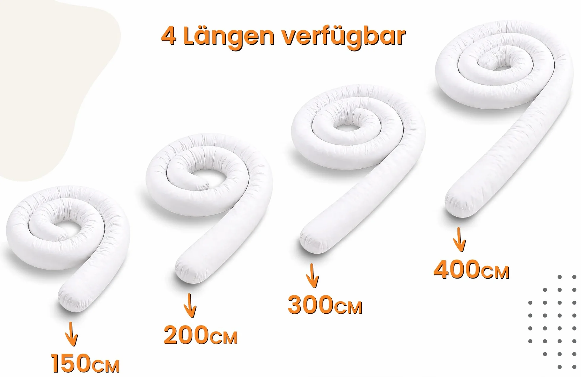 Totsy Baby Coussin serpentin XXL Roulé de lit Bordure - 150 cm - d’Allaitement décoratif Protection Bord Serpent XL Fait Main Motif Hiboux Gris Clair Certificat Oeko-Tex