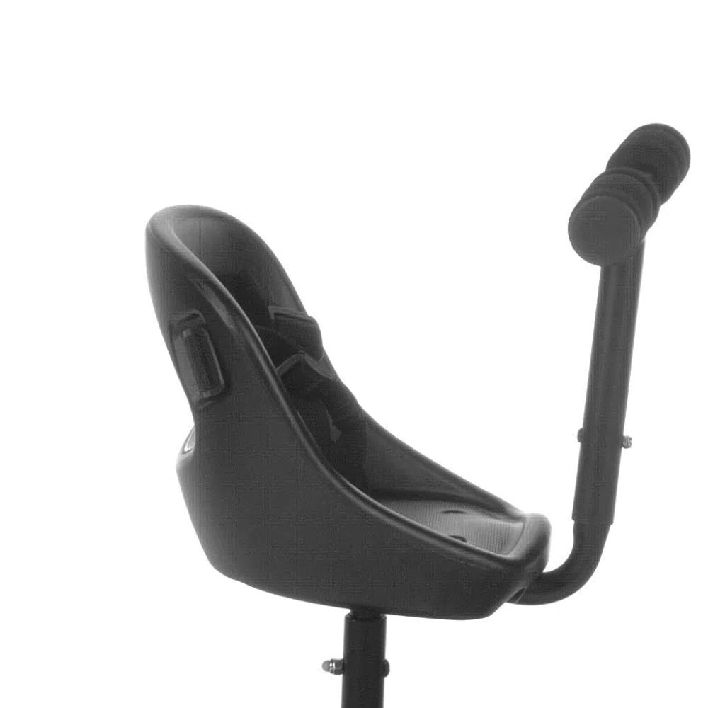 Be Cool Skate Seat Siège pour Planche Poussette, Compatible Plateforme Skate Be Cool, avec Harnais et Barre, Deuxième Enfant jusqu’à 15 kg, Noir