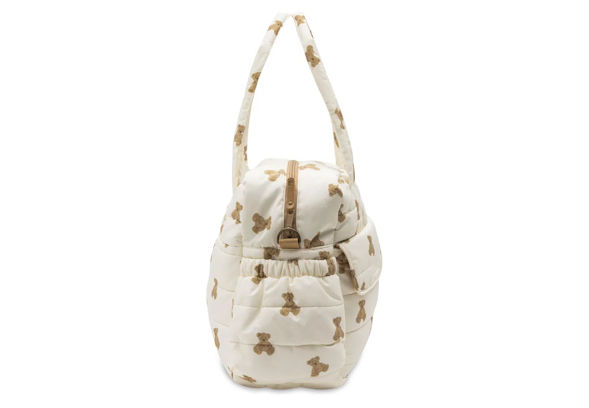 Jollein Sac à langer Mini Teddy Bear - 42 x 30 x 18 cm - polyester recyclé - déperlant et facile d’entretien
