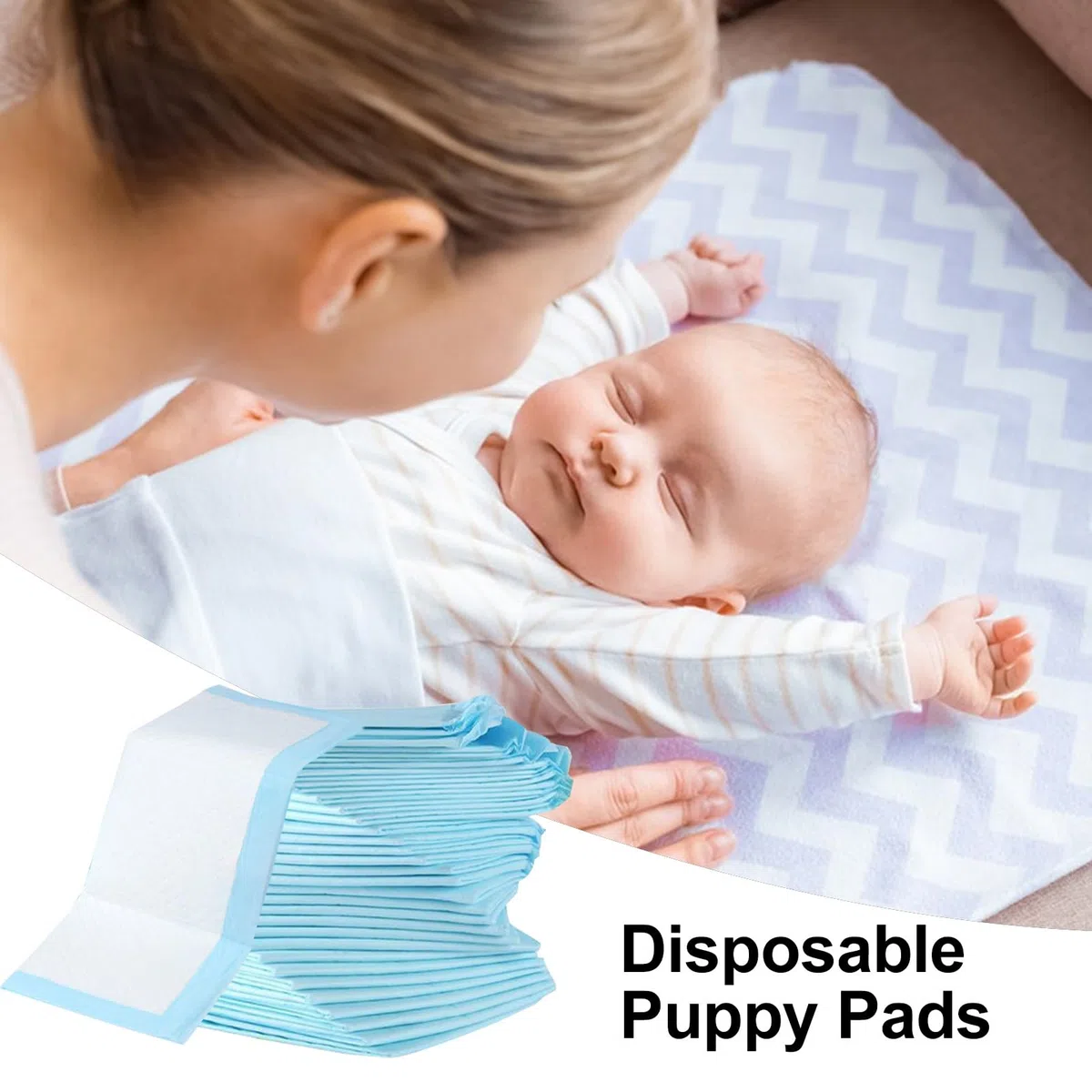 - Tampons À Langer De 13x18 Pouces - Doublures Imperméables Jetables De 100 Pc, Tapis De Protecteur À Changement De Couches, Tampon Soufflant, Pads Pour Adultes À L'épreuve Des Fuites