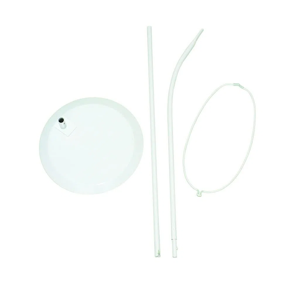 roba Support Ciel de Lit - Flèche de Lit Bébé - Barre 150 cm - Support Baldaquin - Blanc