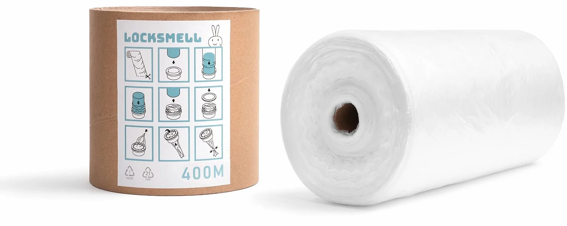 Recharge de poubelle à couches (400m) compatible Tommee Tippee Sangenic