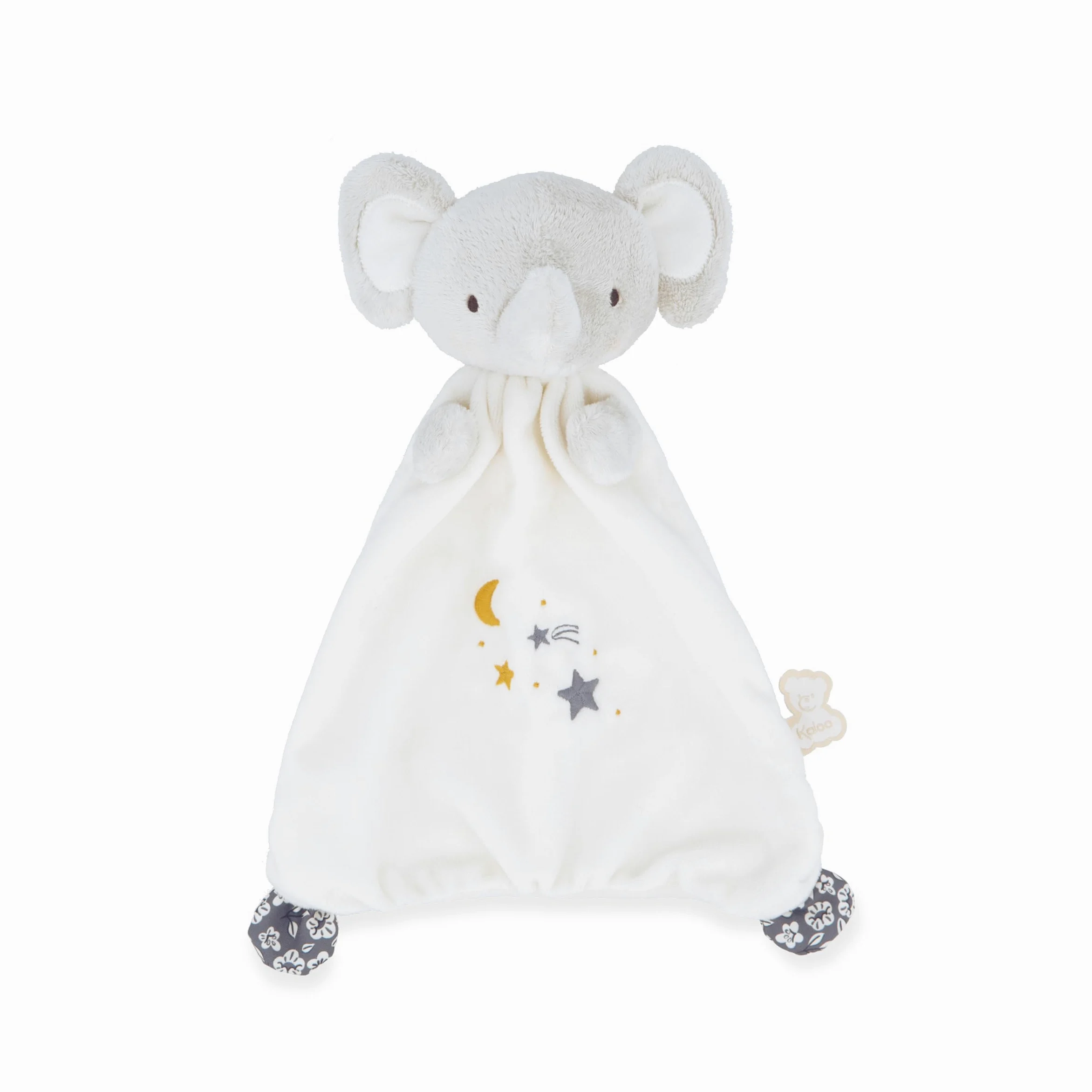 Kaloo - Coffret Doudou Eléphant + Collier Bola - Idéal Cadeau naissance - Cadeau grossesse - Douceur et harmonie dès la Grossesse - Matières recyclées et design raffiné - Boîte Cadeau - K210013