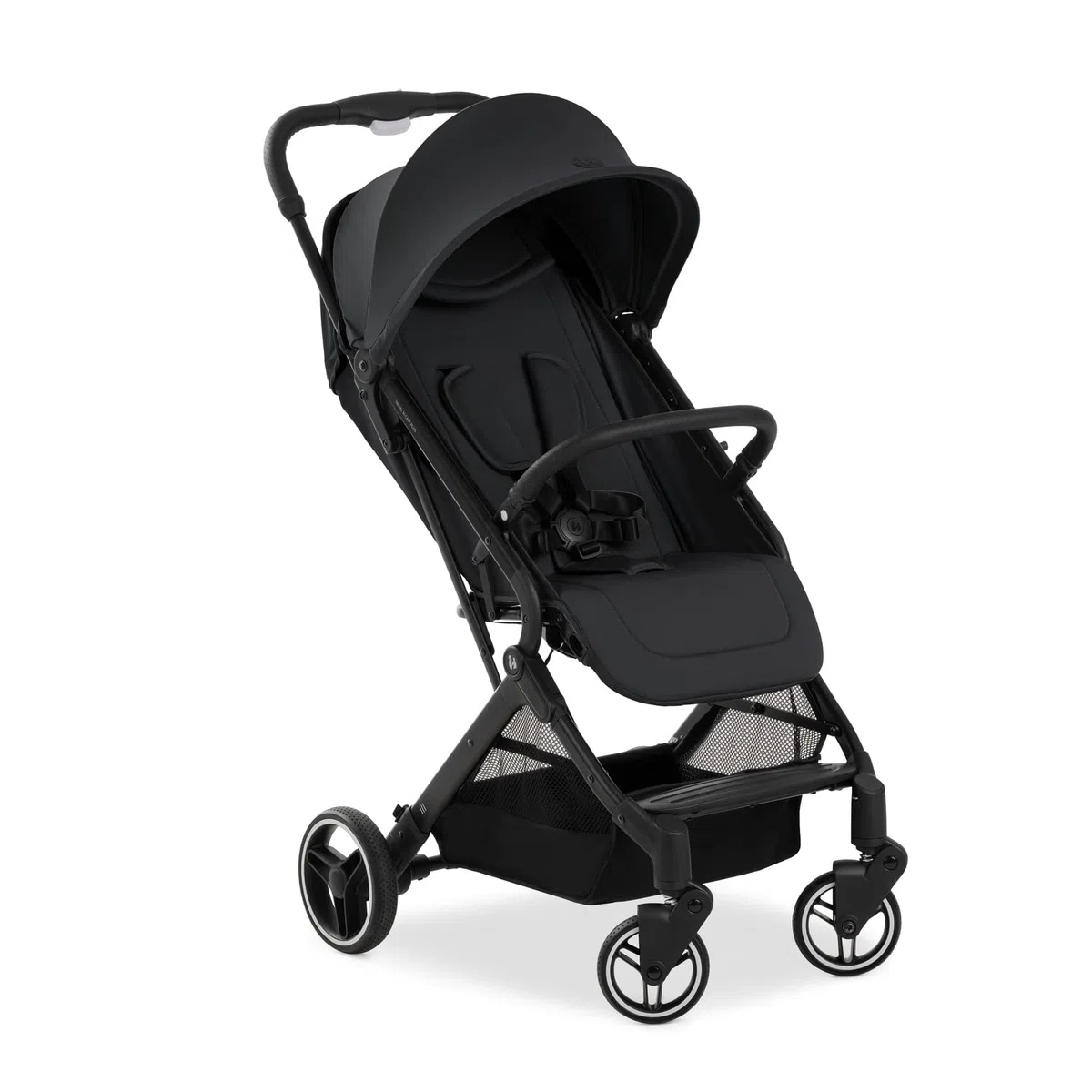 hauck Poussette Compacte Voyage Travel N Care Plus, Légère seulement 7,2 kg, Inclinable et Pliable, Protection UV 50+, Jusqu'à 22 kg (3 kg Panier), Noir