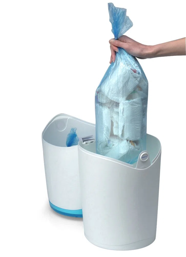 Foppapedretti Maialino Poubelle à Couches, Blanc