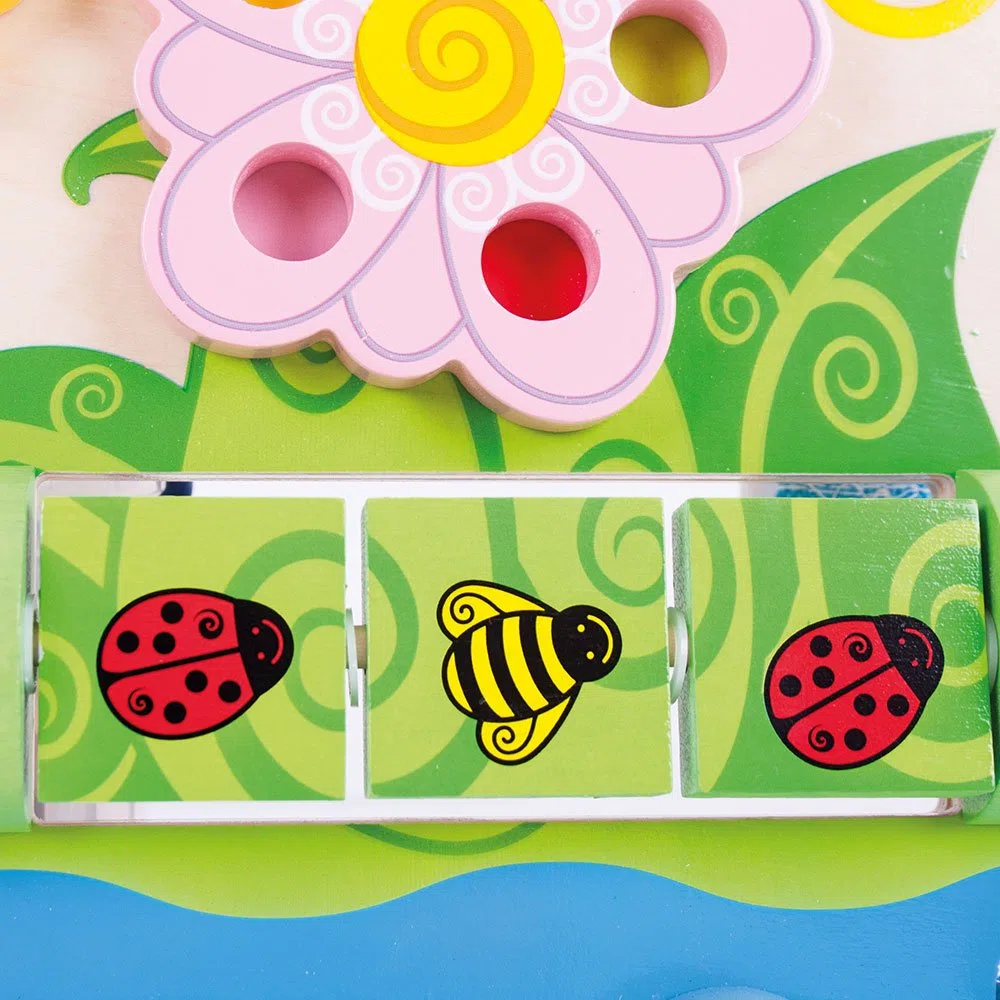 Bigjigs Toys Centre d'activités Fleurs