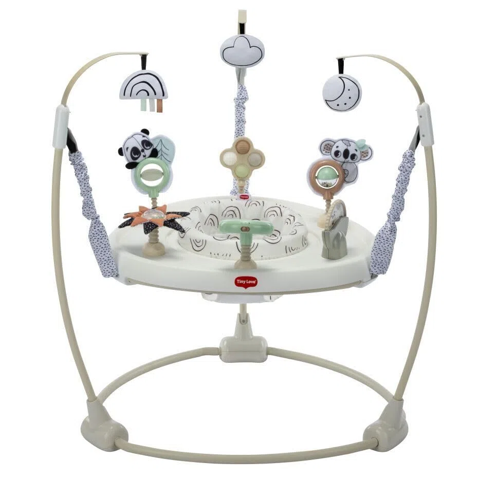 Tiny Love Centre d'activités Jump & Play 4 en 1, sauteur, table pour enfant, 28 activités