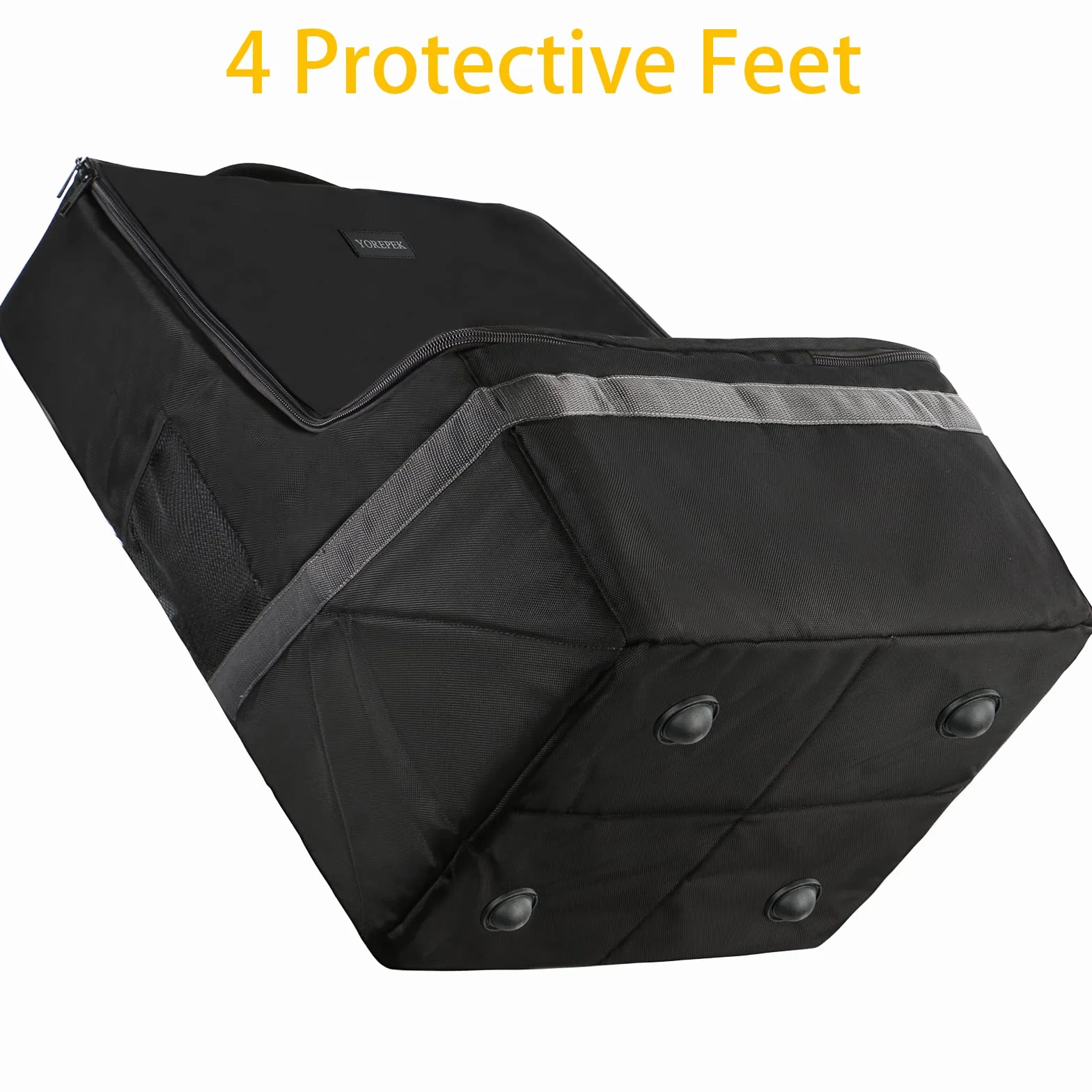 YOREPEK Housse Poussette Avion, Sac de Transport Voyage avec Bretelles pour Poussettes, Housse Sac a Dos Avion Résistante Étanche Durable pour Avion Voiture, Noir