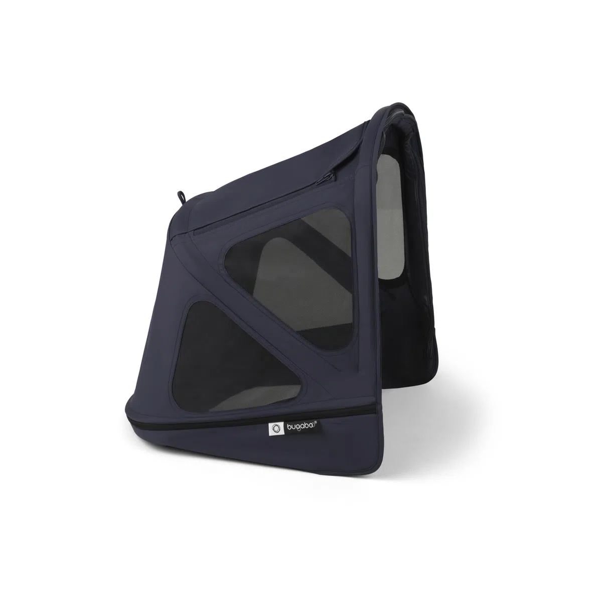 Capote à fenêtres Bugaboo Donkey, extensible pour une couverture supplémentaire et une protection solaire optimale, hydrofuge, compatible avec toutes les poussettes Bugaboo Donkey, Deep Indigo
