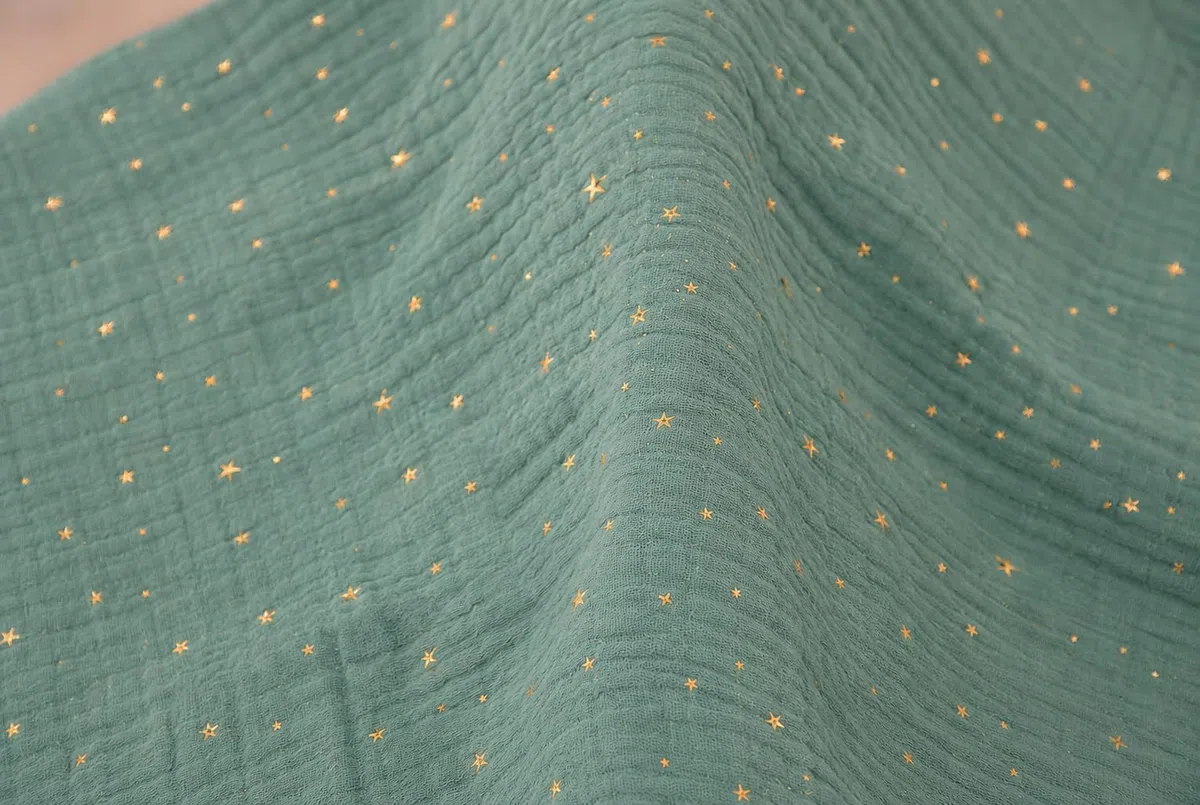 YellowNest Toile de Lit Cabane - Ciel de Lit Cabane 90x190 cm ou 90x200 cm - 100% Mousseline de Coton - sans Guirlande (Eucalyptus, 130 x 400 cm)