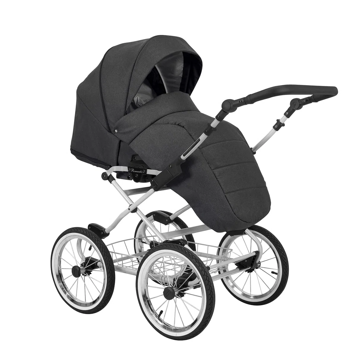 Poussette landau bébé 2 en 1 nacelle bébé Kunert ROMANTIC retro 2en1 pousette 2 in 1 accessoires