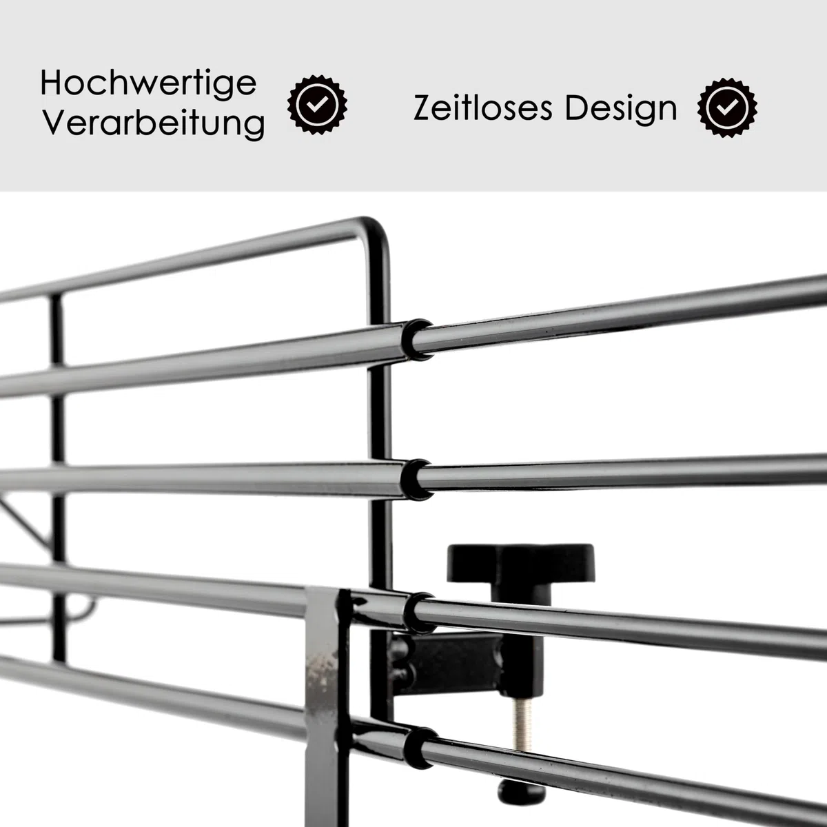 Hanseküche Barrière de protection extensible pour cuisinière 64-110 cm réglable sécurité enfant
