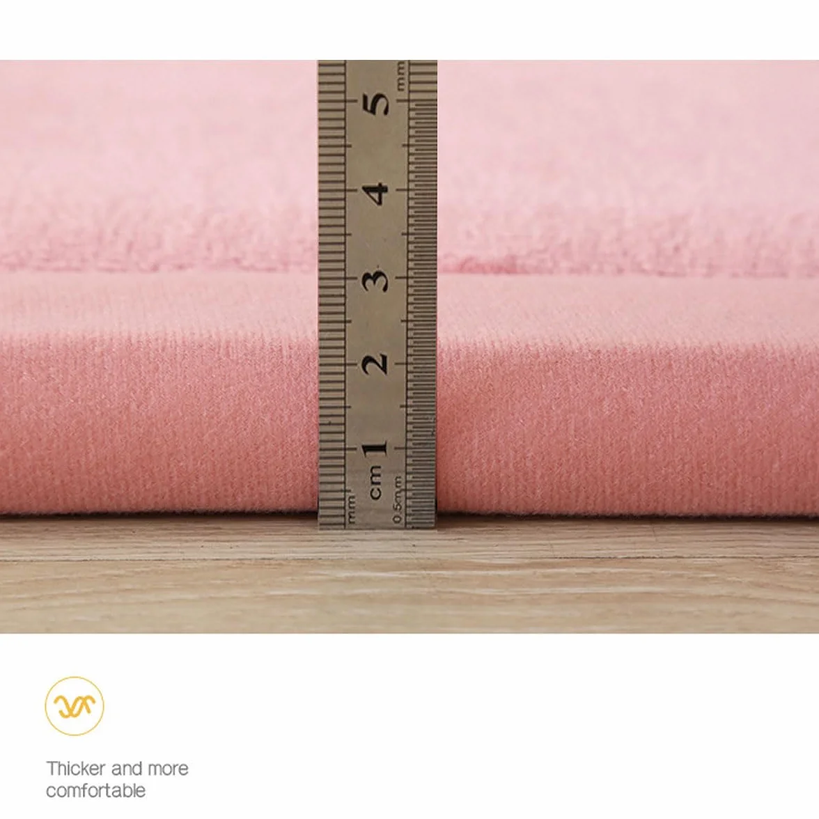 Tapis en Velours Corail,Grand Tapis en Veloursdoux et épais,Tapis d'éveilMaison Coussin antidérapante,Parfait pour Le Yoga, l'exercice et rampant-C-80 * 120cm