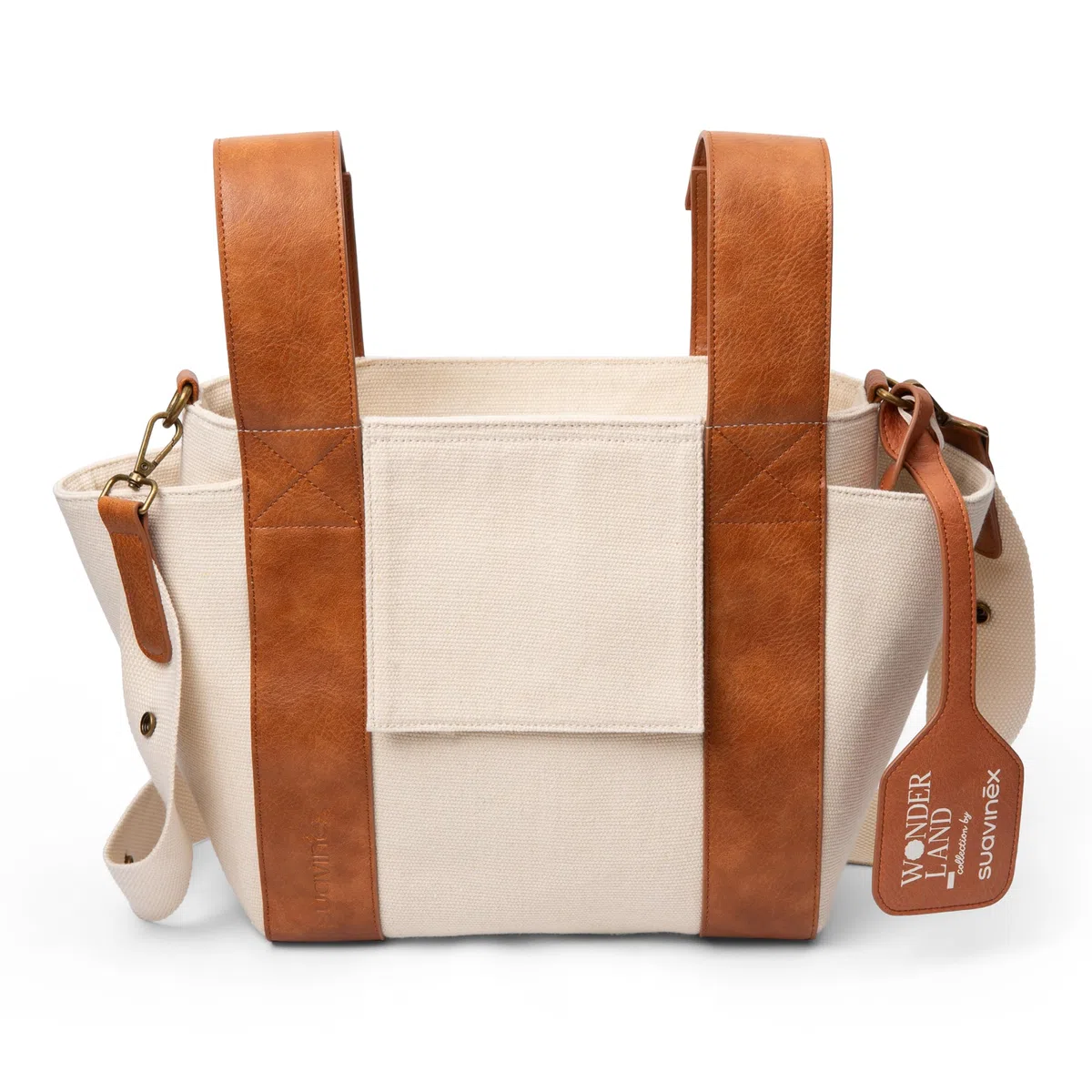 Suavinex, Sac de Maternité, Sac à Langer Bébé, Organisateur pour Poussette, Avec Anses Ajustables à la Poussette, Fermeture Éclair, Compact et de Grande Capacité, avec Poches Intérieures
