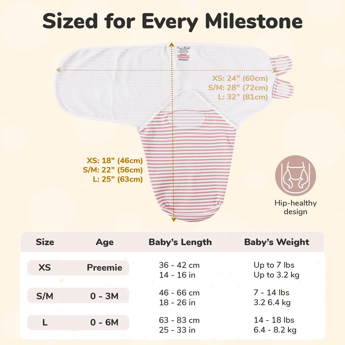 Mama Cheetah – Lot de 4 couvertures d’emmaillotage en Coton Bio pour bébé, Langes Ajustables faciles à Utiliser pour garçon et Fille de 0 à 3 Mois, Essentiels pour Nouveau-né