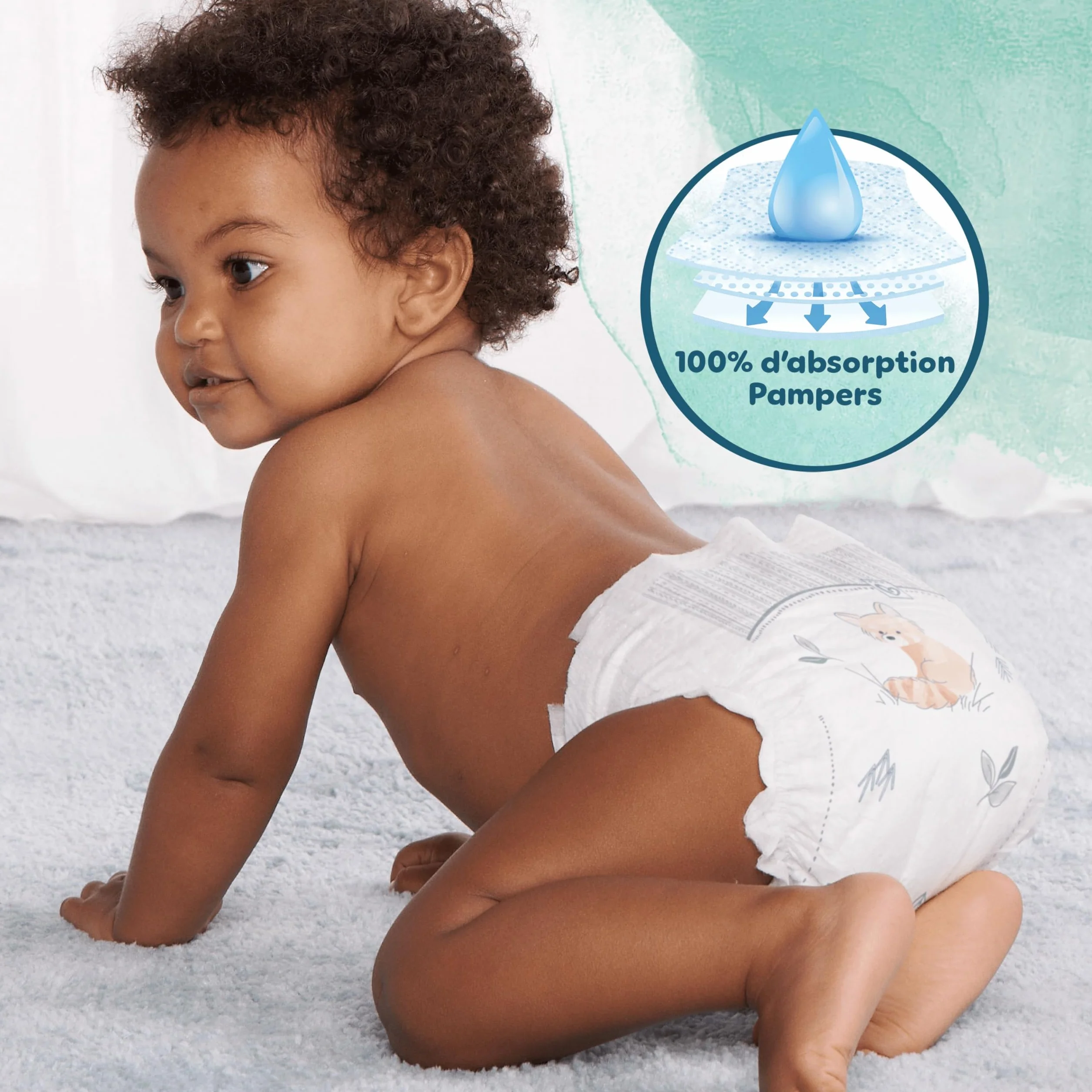 Pampers Harmonie Couches Taille 3 96 Couches 6kg-10kg Protection Douce Peau 100% Absorption