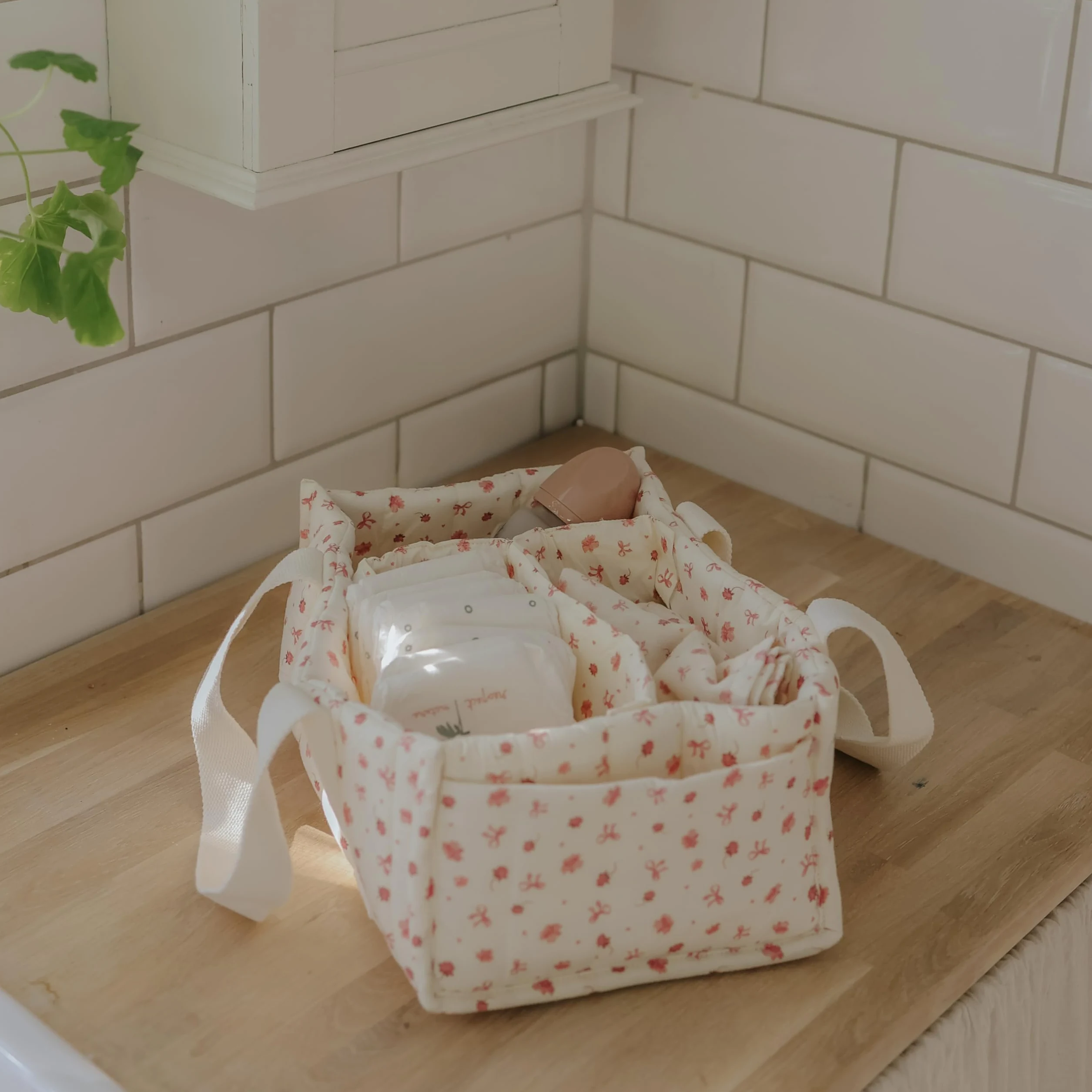 Elodie Details Organisateur Couches Bébé Petit River Rose Compartiments Amovibles Coton Lavable en Machine