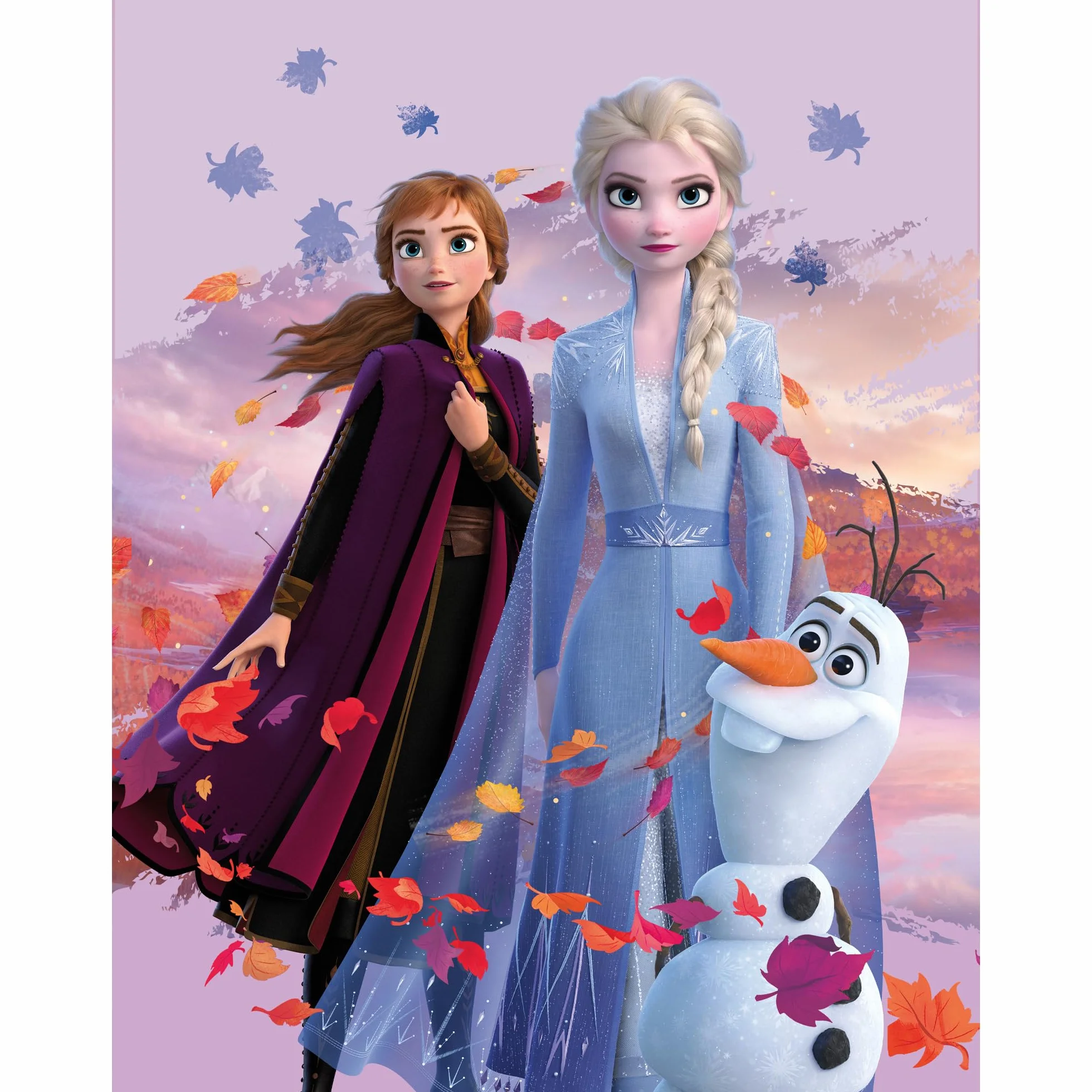 Disney La Reine des Neiges 2 Tapis de chambre d'enfant Dreamteam 100 cm x 133 cm Antidérapant Anti-bruit jeu