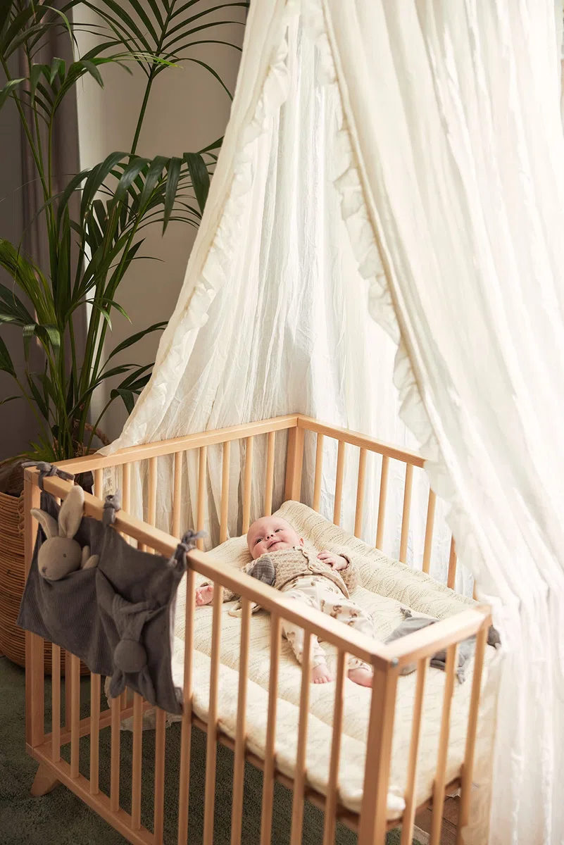 Jollein Ciel de lit Vintage 245 cm - Ivoire