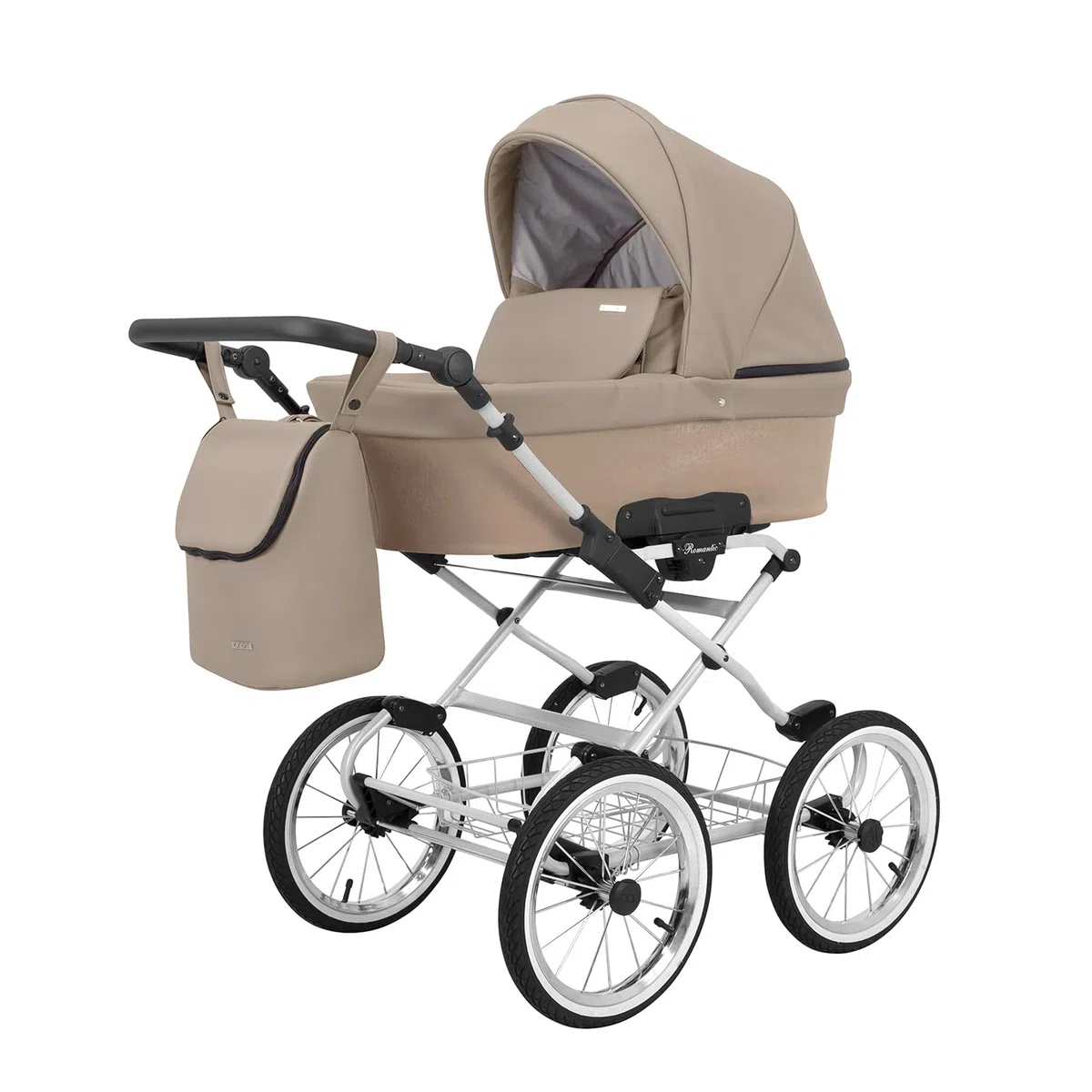 Poussette landau bébé 1 en 1 nacelle bébé Kunert ROMANTIC retro pousette