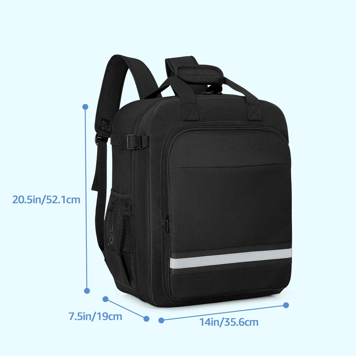HODRANT Sac à Dos de Voyage pour Poussette, Compatible avec GB Pockit & Pockit Air Plus Tout Terrain, Sac de Voyage Léger et Portable pour Poussette avec Boucle Sécurisée, Sac Seulement